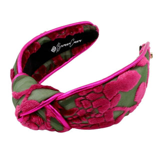 Brianna Cannon • Fall Velvet Peonies Headband - Boutique Bella BellaHeadband