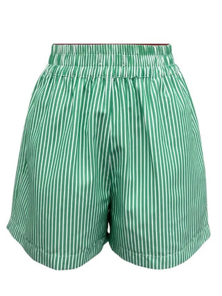 Brianna Cannon - Green Stripes Shorts - Boutique Bella BellaShorts