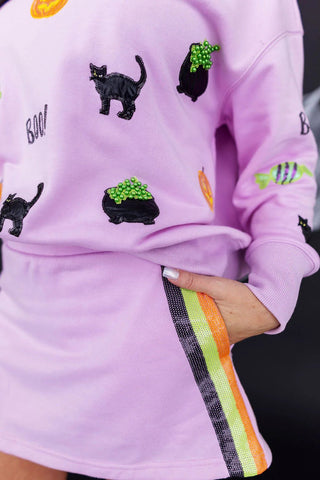 Brianna Cannon • Lavender Spooky Season Skort - Boutique Bella BellaHalloween set