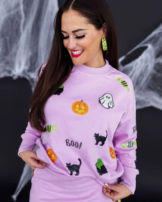 Brianna Cannon • Lavender Spooky Season Skort - Boutique Bella BellaHalloween set