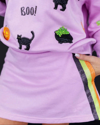 Brianna Cannon • Lavender Spooky Season Skort - Boutique Bella BellaHalloween set