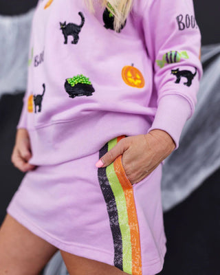 Brianna Cannon • Lavender Spooky Season Skort - Boutique Bella BellaHalloween set