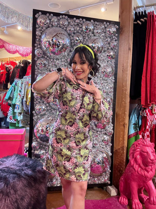 Brianna Cannon Moss & Blossom Caftan - Boutique Bella Bellacaftan
