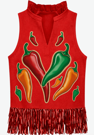 Brianna Cannon - Muy Caliente Chili Pepper Top - Boutique Bella BellaTops