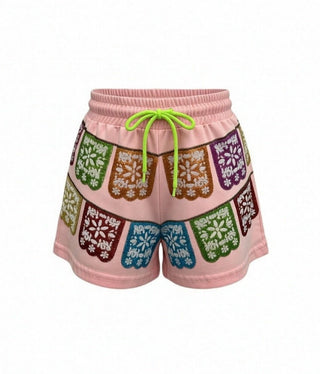 Brianna Cannon - Paper Picado Shorts - Boutique Bella BellaShorts