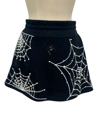 Brianna Cannon • PEARL SPIDER WEBS SKIRT/SKORT - Boutique Bella BellaHalloween set