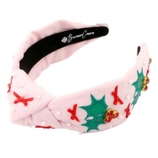 Brianna Cannon Pink and Red Holly Headband - Boutique Bella BellaHeadband