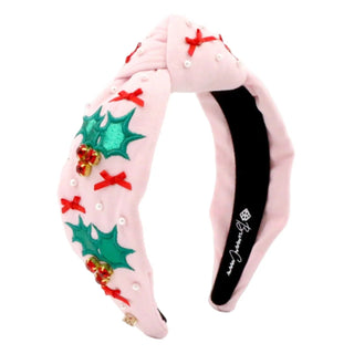 Brianna Cannon Pink and Red Holly Headband - Boutique Bella BellaHeadband