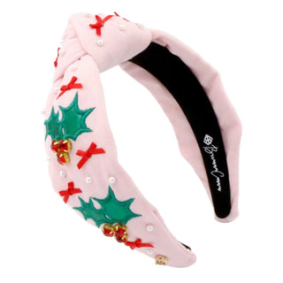 Brianna Cannon Pink and Red Holly Headband - Boutique Bella BellaHeadband