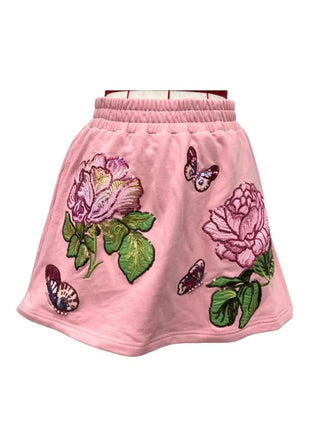 Brianna Cannon - Pink Peony Skirt/Skort - Boutique Bella BellaSkort