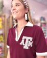 Brianna Cannon - Texas A&M Club Dress with Reveille Logo - Boutique Bella BellaBrianna Cannon