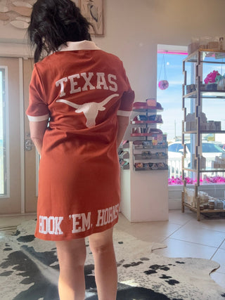 Brianna Cannon - Texas Club Dress with Longhorn Logo - Boutique Bella BellaBrianna Cannon