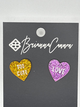 Brianna Cannon - Valentines 2024 Conversation Heart Studs - Boutique Bella BellaBrianna Cannon