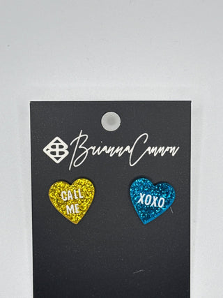 Brianna Cannon - Valentines 2024 Conversation Heart Studs - Boutique Bella BellaBrianna Cannon