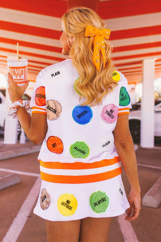 Brianna Cannon - Whataburger Day Dot Skort - Boutique Bella BellaSkort