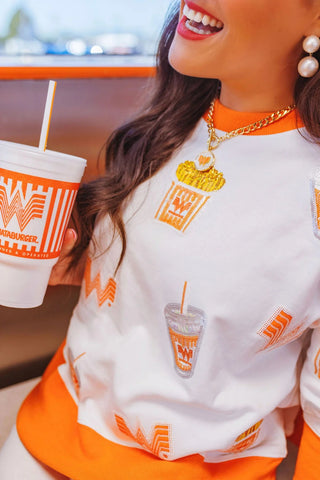 Brianna Cannon - Whataburger Meal Sweatshirt - Boutique Bella BellaSweatshirt