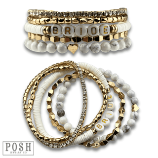 Bride bracelet set - LC - Boutique Bella BellaBracelets