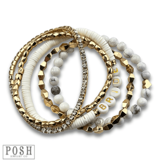 Bride bracelet set - LC - Boutique Bella BellaBracelets