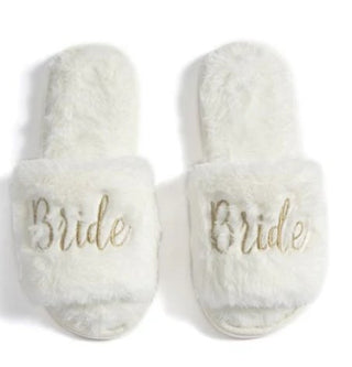 Bride Slippers - Ivory - Boutique Bella Bellaslippers