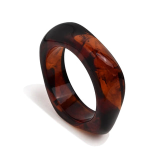 Brown Acrylic Bangle - Boutique Bella BellaBracelet