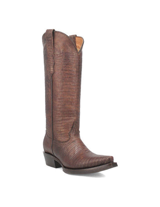 Brown Athena Lizard Boot - Dingo - Boutique Bella Belladingo