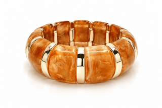 Brown Marble Stretch Bracelet - Boutique Bella BellaBracelet