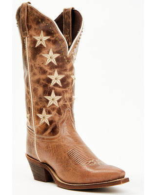 Brown Serenade Snip With Studs Boots - Boutique Bella Bellaboots