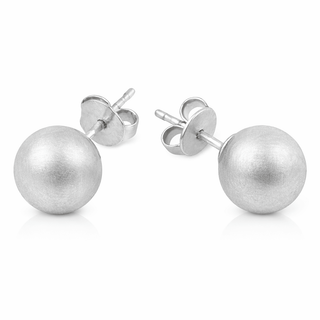 Brushed Allie Bead Stud - Boutique Bella BellaEarring