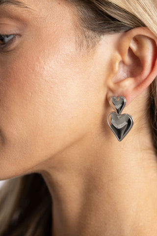 Brynn Heart Earring - Boutique Bella BellaEarrings