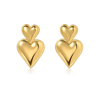 Brynn Heart Earring - Boutique Bella BellaEarrings