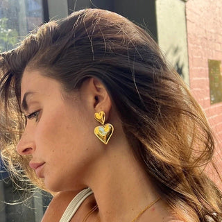 Brynn Heart Earring - Boutique Bella BellaEarrings