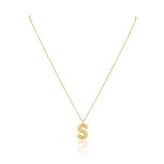 Bubble Initial Necklace - Boutique Bella BellaNecklace