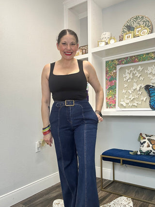 Buckle Up Babe! Jeans - Boutique Bella Bellajeans