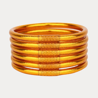 Budhagirl Spark All Weather Bangles® (Set of 6) - Serenity Prayer - Boutique Bella BellaBangles