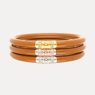 BudhaGirl Three Kings All Weather Bangles® (AWB®) - Caramel - Boutique Bella BellaBangles