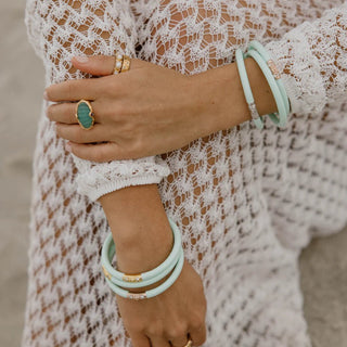 BudhaGirl Three Kings All Weather Bangles® (AWB®) - Mint - Boutique Bella BellaBangles