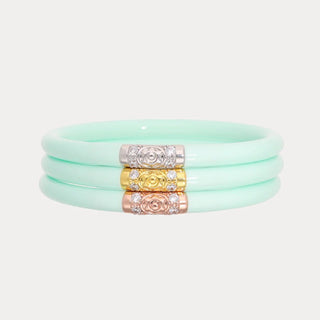 BudhaGirl Three Kings All Weather Bangles® (AWB®) - Mint - Boutique Bella BellaBangles