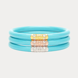 Budhagirl Three Kings All Weather Bangles® (AWB®) - Turquoise - Boutique Bella BellaBangles
