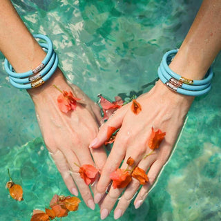 Budhagirl Three Kings All Weather Bangles® (AWB®) - Turquoise - Boutique Bella BellaBangles