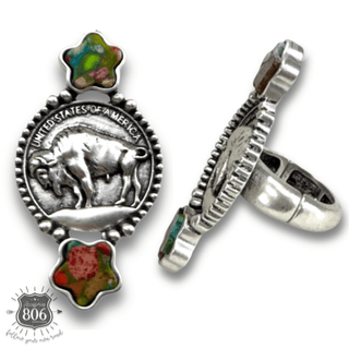 Buffalo nickel ring - Boutique Bella BellaRings