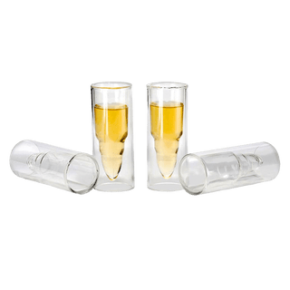 Bullet Shaped Shot Glasses Premium Barware Gift Elegant Drinkware Collection - Boutique Bella BellaShot Glasses