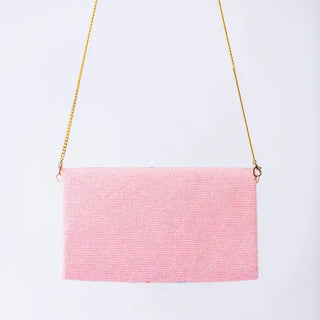 Busy Butterfly Pink Crossbody Clutch - Boutique Bella BellaCrossbody