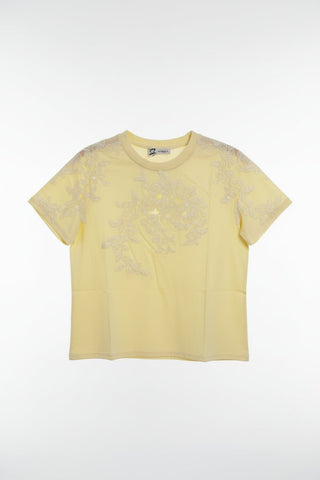 Buttercup Bloom Lace Shirt - Boutique Bella BellaT-Shirt