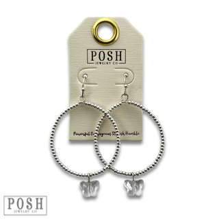 Butterfly drop charm earring, last call - Boutique Bella BellaEarrings