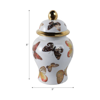 Butterfly Garden Decorative Jar – 8 in. - Boutique Bella Bellajar