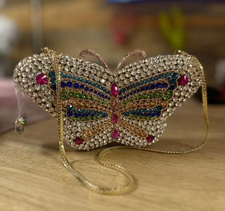 Butterfly Glam Clutch Bag - Boutique Bella BellaClutch