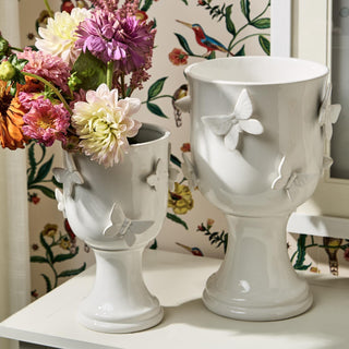 Butterfly Pedestal Cachepots - Boutique Bella Bellavases