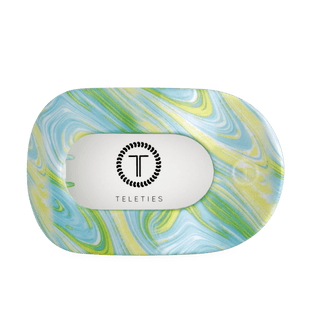 By the Sea Shore | Large | Flat Round Hair Clip - Boutique Bella BellaHair Clip