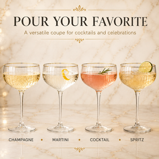 Coupe Cocktail Glasses 7 Oz Set Of 4 Classic Manhattan Glasses For Cocktails Libbey Champagne Coupe