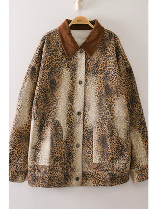 Desert Rebel Mixed Leopard Shacket